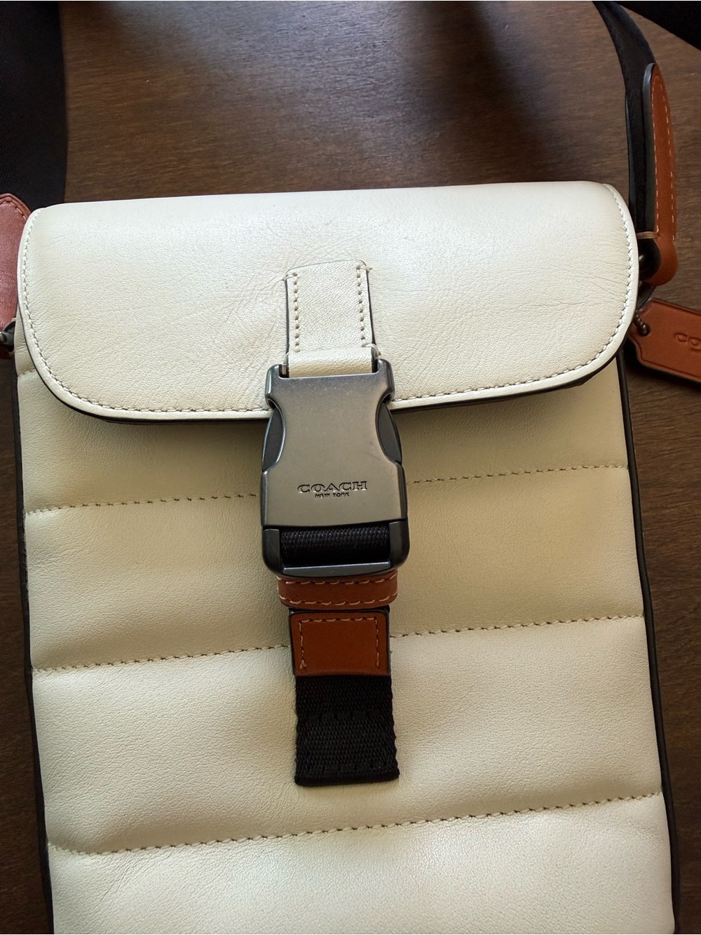 COACH Track Small Flap Crossbody
With Quilting White Style CE651 EUC - Picture 3 of 14